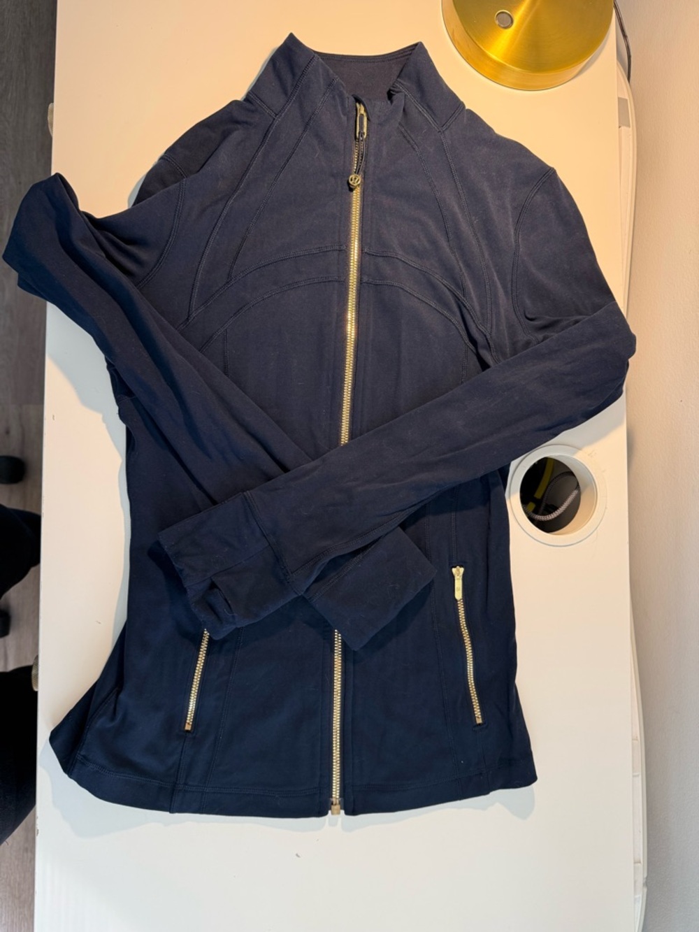 LULULEMON - Define jacket - Navy / Gold - Size 6